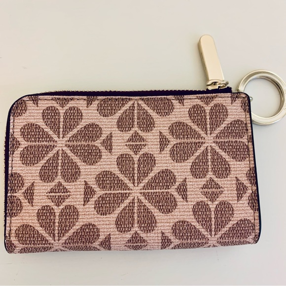 Kate Spade Flower Coated Canvas Key Pouch - Picture 2 of 6